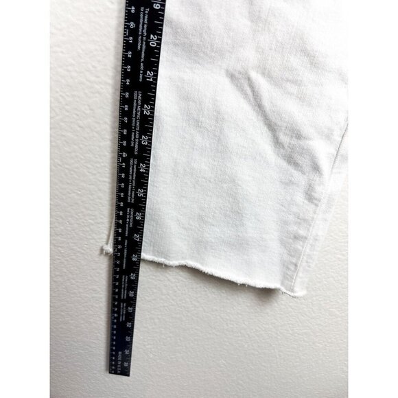 NWT Rag & Bone Nina High-Rise Ankle Flare Womens White Jeans Size 26 Raw Hem - Picture 12 of 15